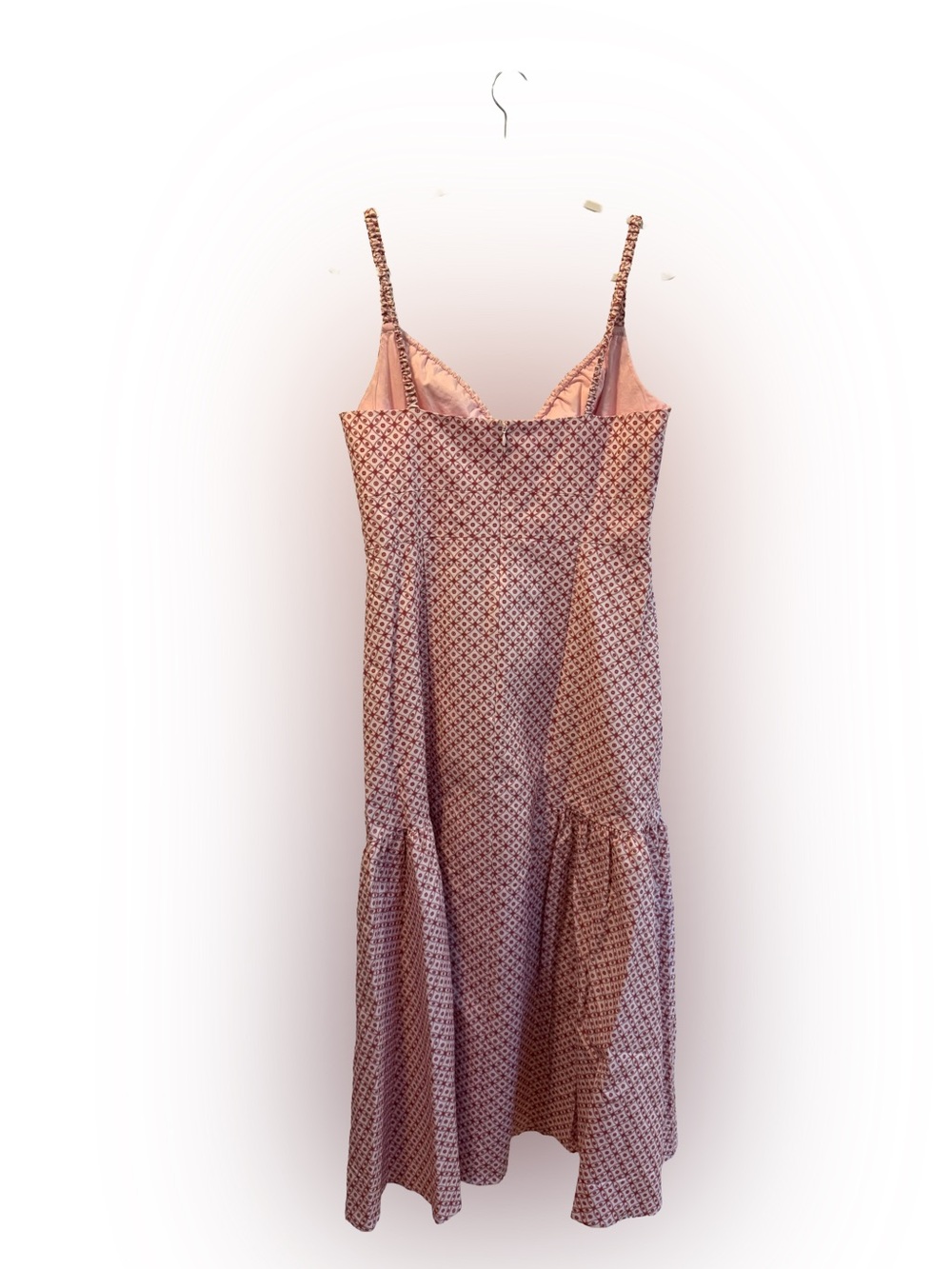 NWT Hill House The Lillie Dress in Rose Circular Lattice, Size XL - Picture 6 of 10